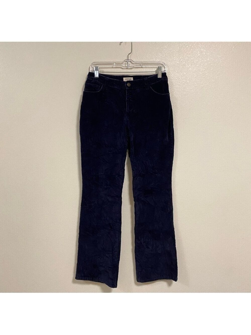 St. John’s Bay Pants Women’s Size 6 Blue Navy Stretch corduroy bootcut Pants
